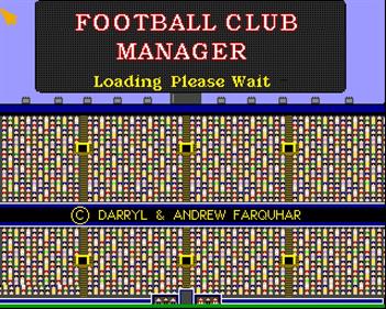 Football Club Manager - Screenshot - Game Title Image