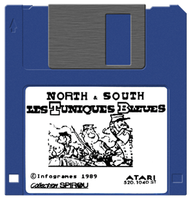 North & South - Fanart - Disc Image