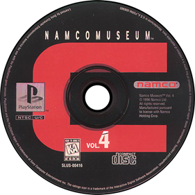 Namco Museum Vol. 4 - Disc Image