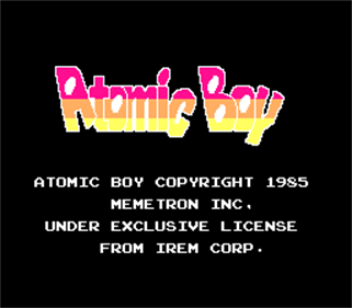 Atomic Boy - Screenshot - Game Title Image