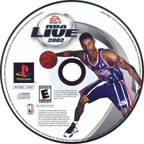 NBA Live 2002 - Disc Image