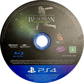 Don Bradman Cricket - Disc Image