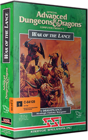 Advanced Dungeons & Dragons: War of the Lance - Box - 3D Image
