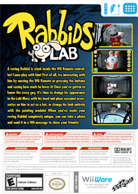 Rabbids Lab - Box - Back Image