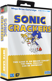 Sonic Crackers - Box - 3D Image