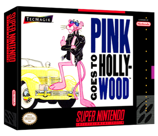 Pink Goes to Hollywood - Box - 3D Image