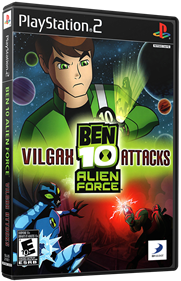 Ben 10: Alien Force: Vilgax Attacks - Box - 3D Image