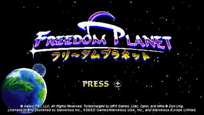 Freedom Planet - Screenshot - Game Title Image