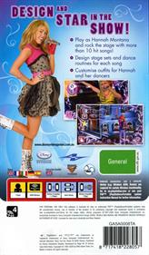 Hannah Montana: Rock out the Show - Box - Back Image
