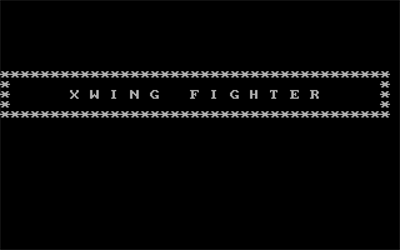 XWing Fighter - Screenshot - Game Title Image