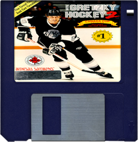 Wayne Gretzky Hockey 2 - Fanart - Disc Image