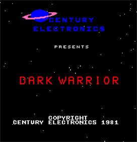 Dark Warrior - Screenshot - Game Title Image