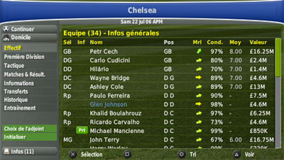 Football Manager Handheld 2007 - Screenshot - Gameplay Image