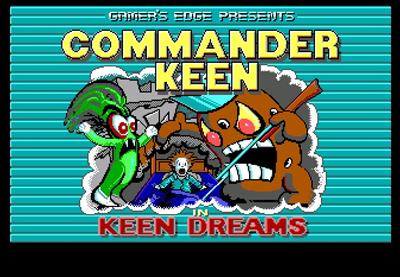 Commander Keen: Keen Dreams - Screenshot - Game Title Image
