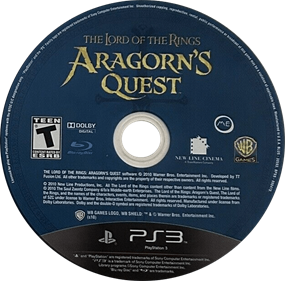 The Lord of the Rings: Aragorn's Quest - Disc Image