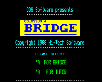Colossus Bridge 4 - Screenshot - Game Title Image