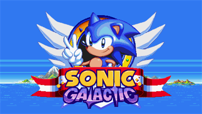 Sonic Galactic - Screenshot - Game Title Image