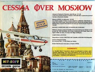 Cessna Over Moscow - Advertisement Flyer - Front Image