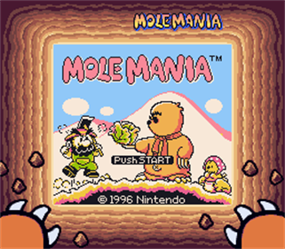 Mole Mania - Screenshot - Game Title Image
