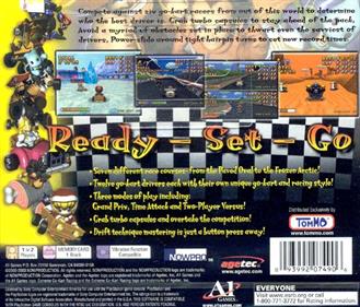 Extreme Go-Kart Racing - Box - Back Image
