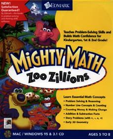 Mighty Math Zoo Zillions - Box - Front Image