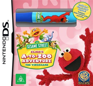 123 Sesame Street: Elmo's A-to-Zoo Adventure: The Videogame - Box - Front Image