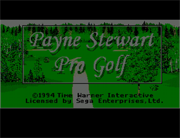 Payne Stewart Pro Golf - Screenshot - Game Title Image