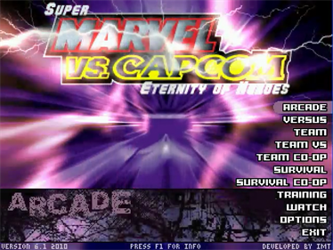 Super Marvel vs. Capcom: Eternity of Heroes - Screenshot - Game Title Image