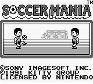 Soccer Mania - Screenshot - Game Title Image