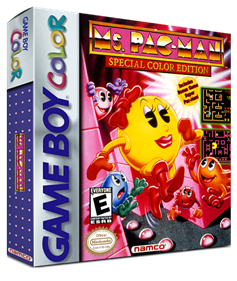 Ms. Pac-Man: Special Color Edition - Box - 3D Image