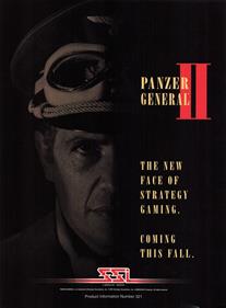Panzer General II - Advertisement Flyer - Front Image