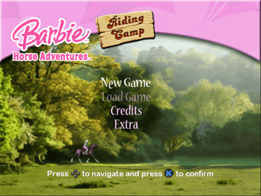 Barbie Horse Adventures: Riding Camp - Screenshot - Game Title Image