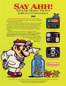 Dr. Mario - Advertisement Flyer - Back Image