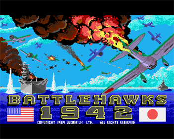 Battlehawks 1942 - Screenshot - Game Title Image