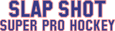 Slap Shot: Super Pro Hockey - Clear Logo Image
