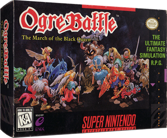 Ogre Battle: The March of the Black Queen - Box - 3D Image