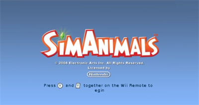 SimAnimals - Screenshot - Game Title Image