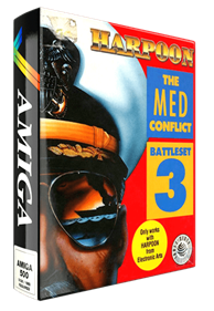 Harpoon Battleset 3: The Mediterranean Conflict - Box - 3D Image