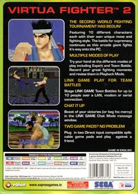 Virtua Fighter 2 - Box - Back Image