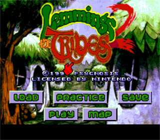 Lemmings 2: The Tribes - Screenshot - Game Title Image