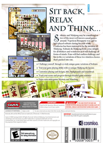 Solitaire & Mahjong - Box - Back Image
