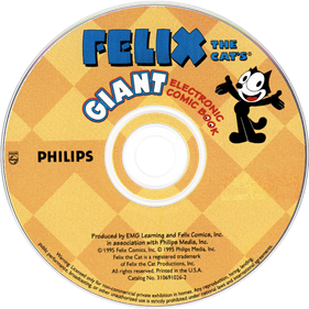 Felix The Cat's Giant Electronic Comic Book - Fanart - Disc Image