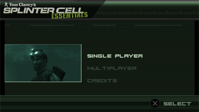 Tom Clancy's Splinter Cell: Essentials - Screenshot - Game Title Image