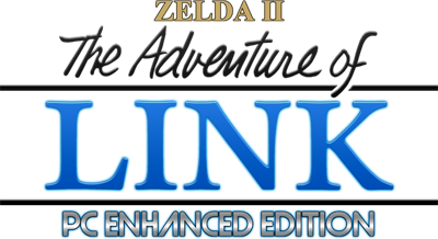 Zelda II: The Adventure of Link: PC Enhanced Edition - Clear Logo Image