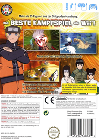 Naruto Shippuden: Clash of Ninja Revolution III - Box - Back Image