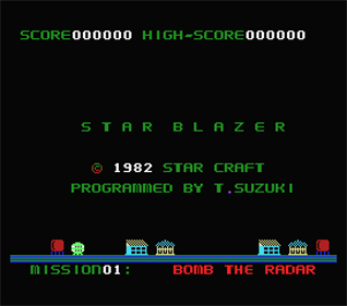 Star Blazer - Screenshot - Game Title Image
