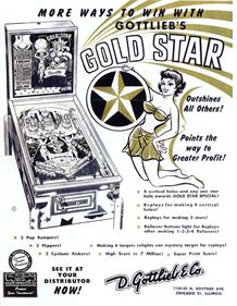 Gold Star - Advertisement Flyer - Front Image
