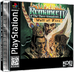 Romance of the Three Kingdoms IV: Wall of Fire - Fanart - Box - Front Image