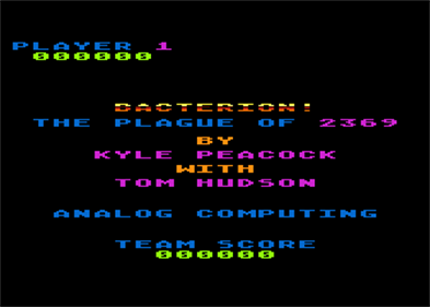 Bacterion! The Plague of 2369 - Screenshot - Game Title Image