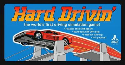 Hard Drivin' - Arcade - Marquee Image